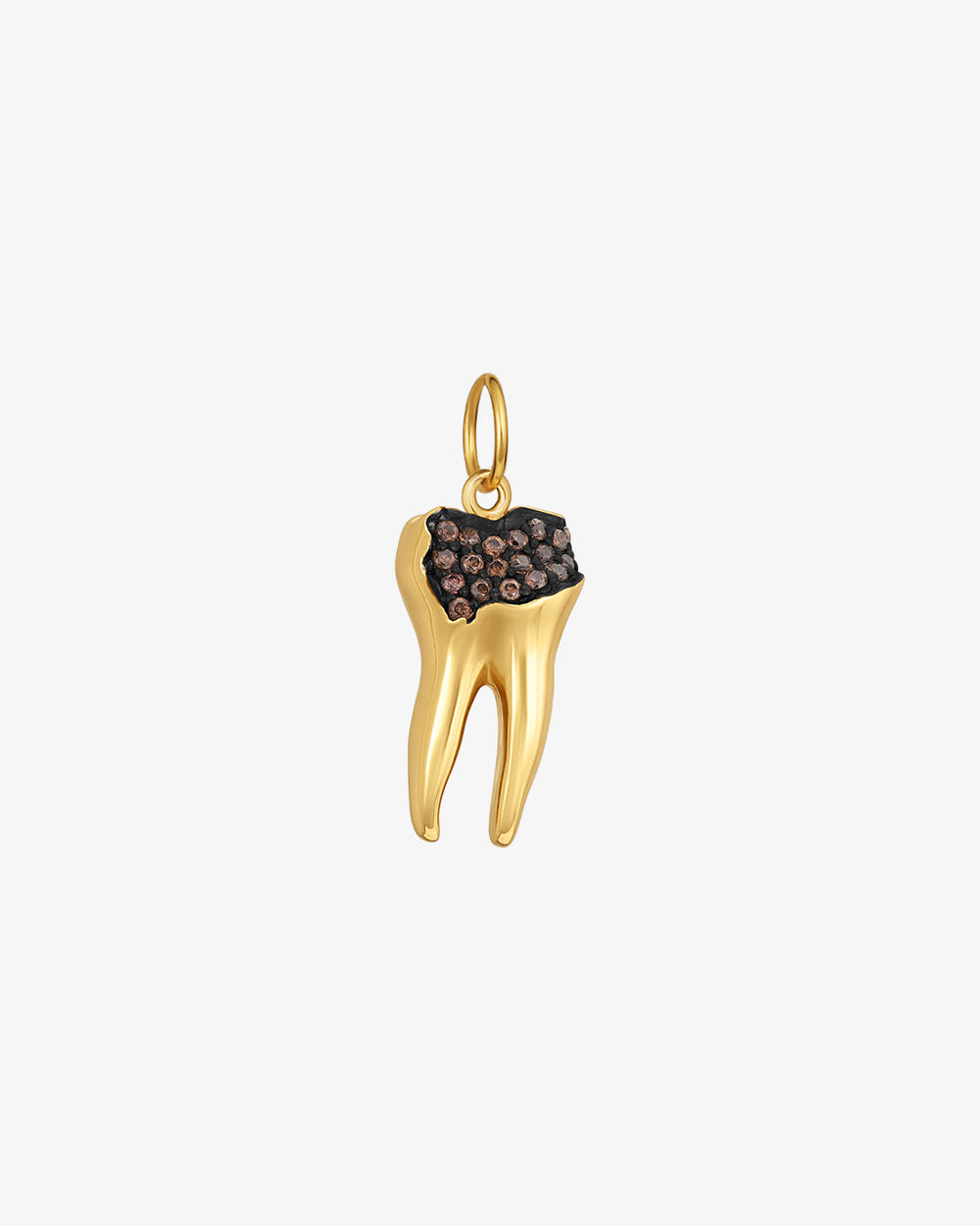Tooth w/ Cavity Pendant Charm